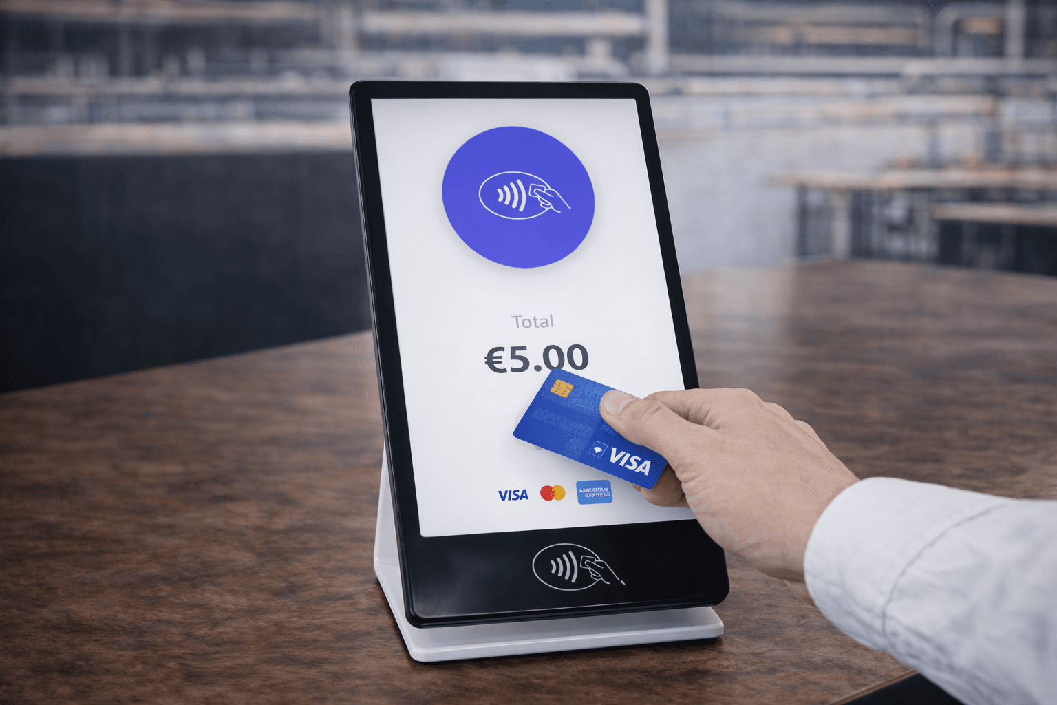 Step 2 - Avvicina carta